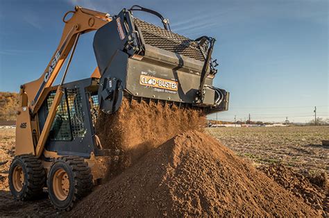 skid steer topsoil screener|skid steer attachments for dirt.